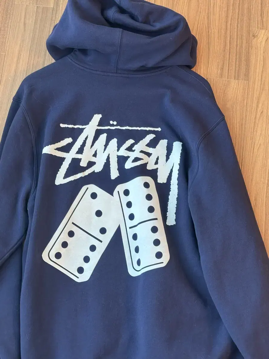 Weekend only)Stussy Dominators Hooded Navy L