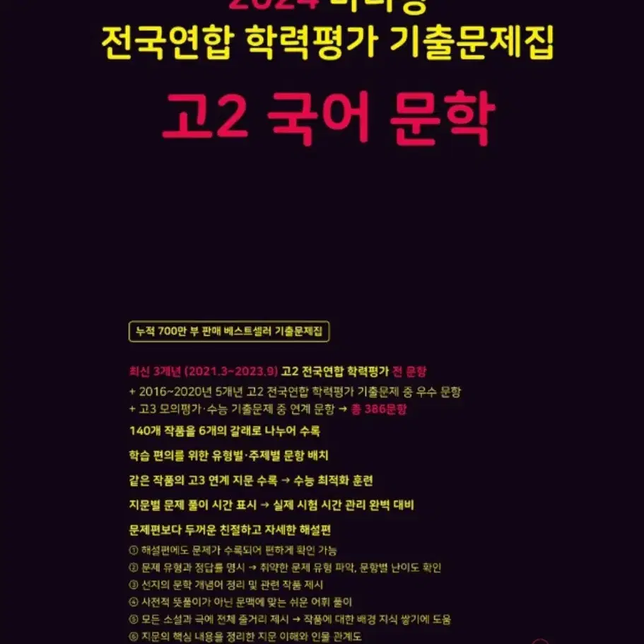 2024 마더텅 고2 국어 문학