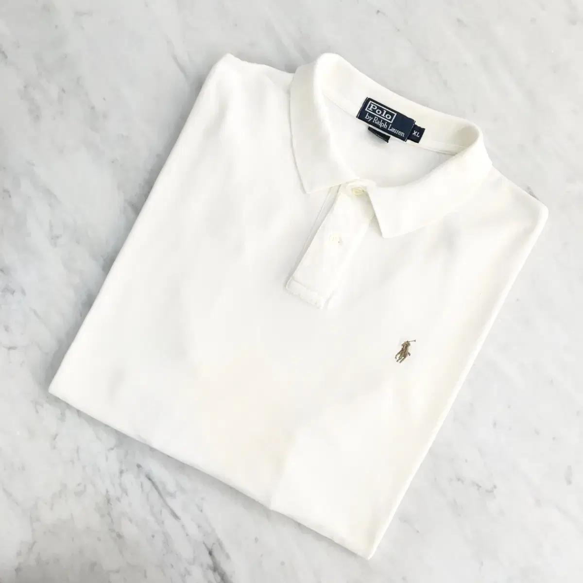 Polo Ralph Lauren White Long-Sleeved Pique Karati Men's 115 Large