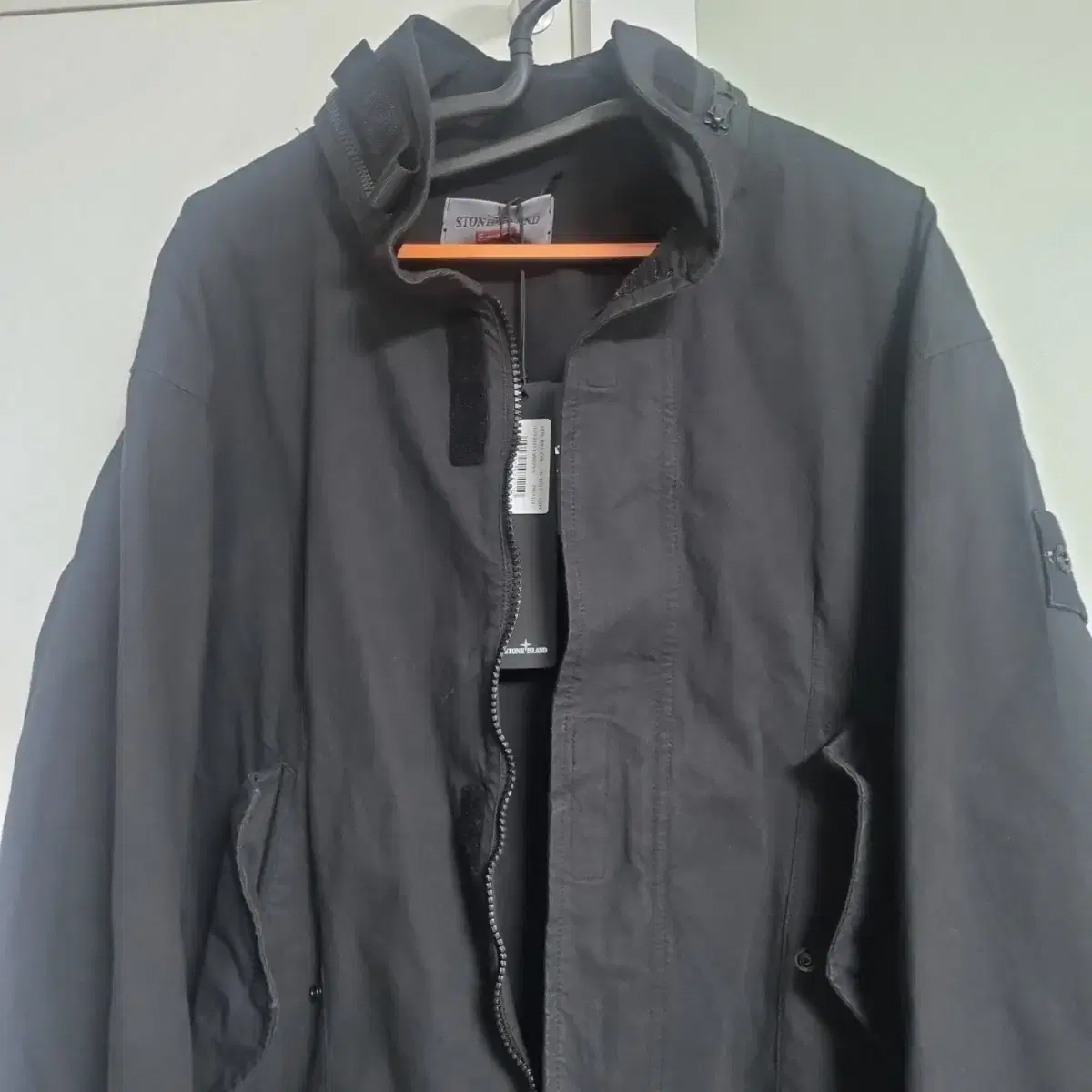 Supreme x Stone Island Cotton Cordura Shell Jacket Black - Size 22SS S