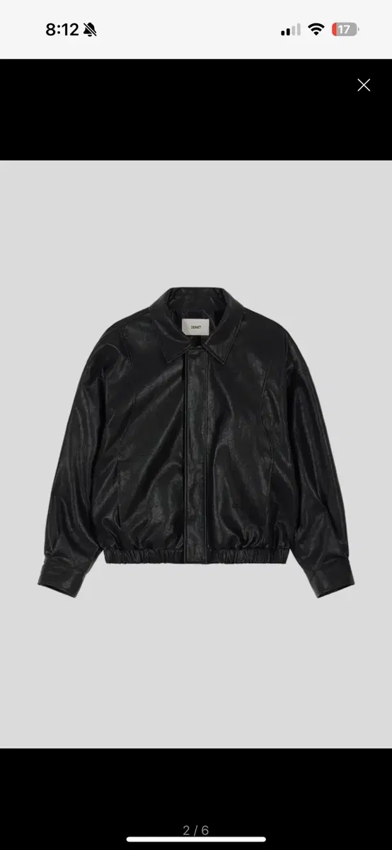 다이닛 에코레더점퍼 ECO-LEATHER BOMBER BANDED JUM