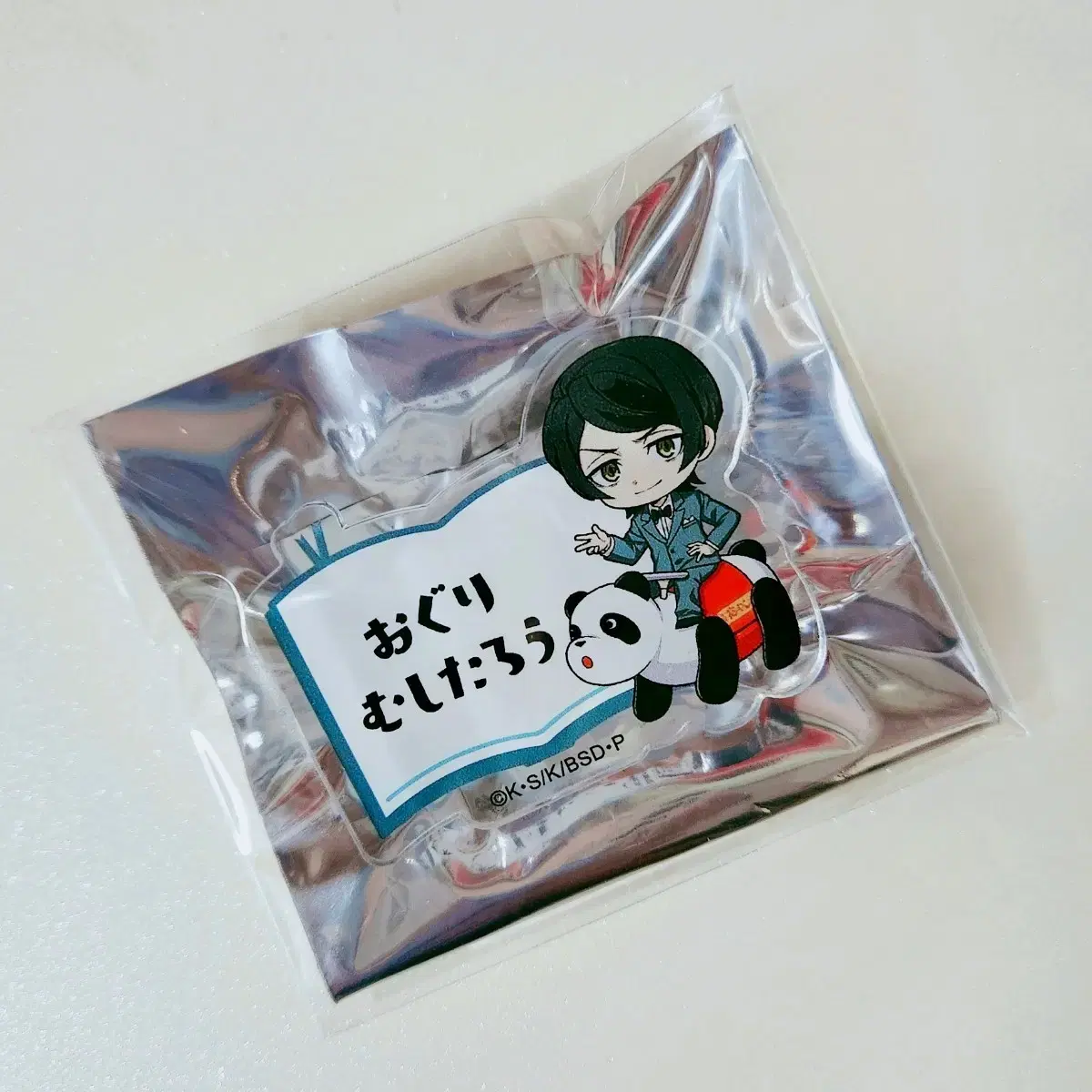 Bunko Stray Dogs Bunko Stray Dog Oguri Musutaro Hanayashiki Name acrylic Badge