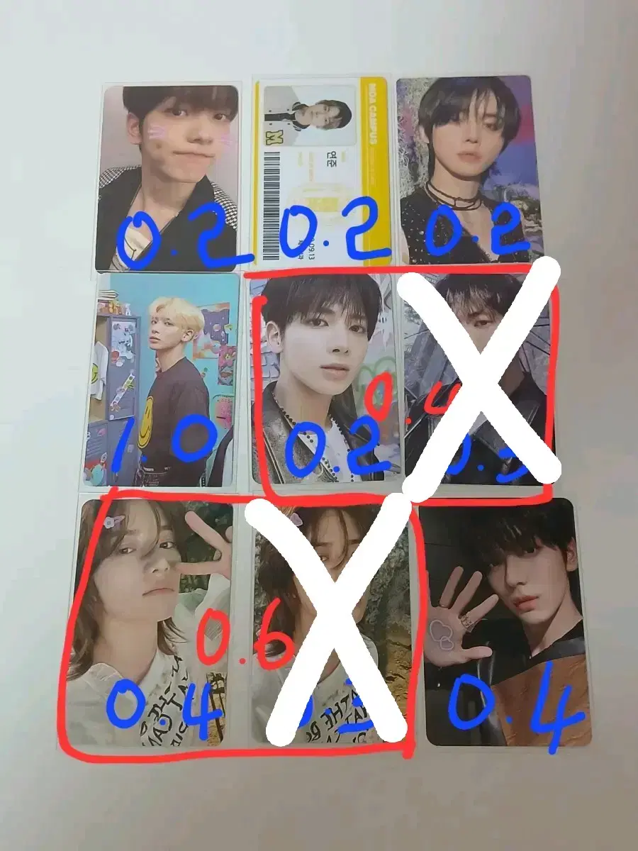 TXT Freefall taehyun beomgyu soobin yeonjun Shrera 553 Dikon pre-order benefit Photocard WTS