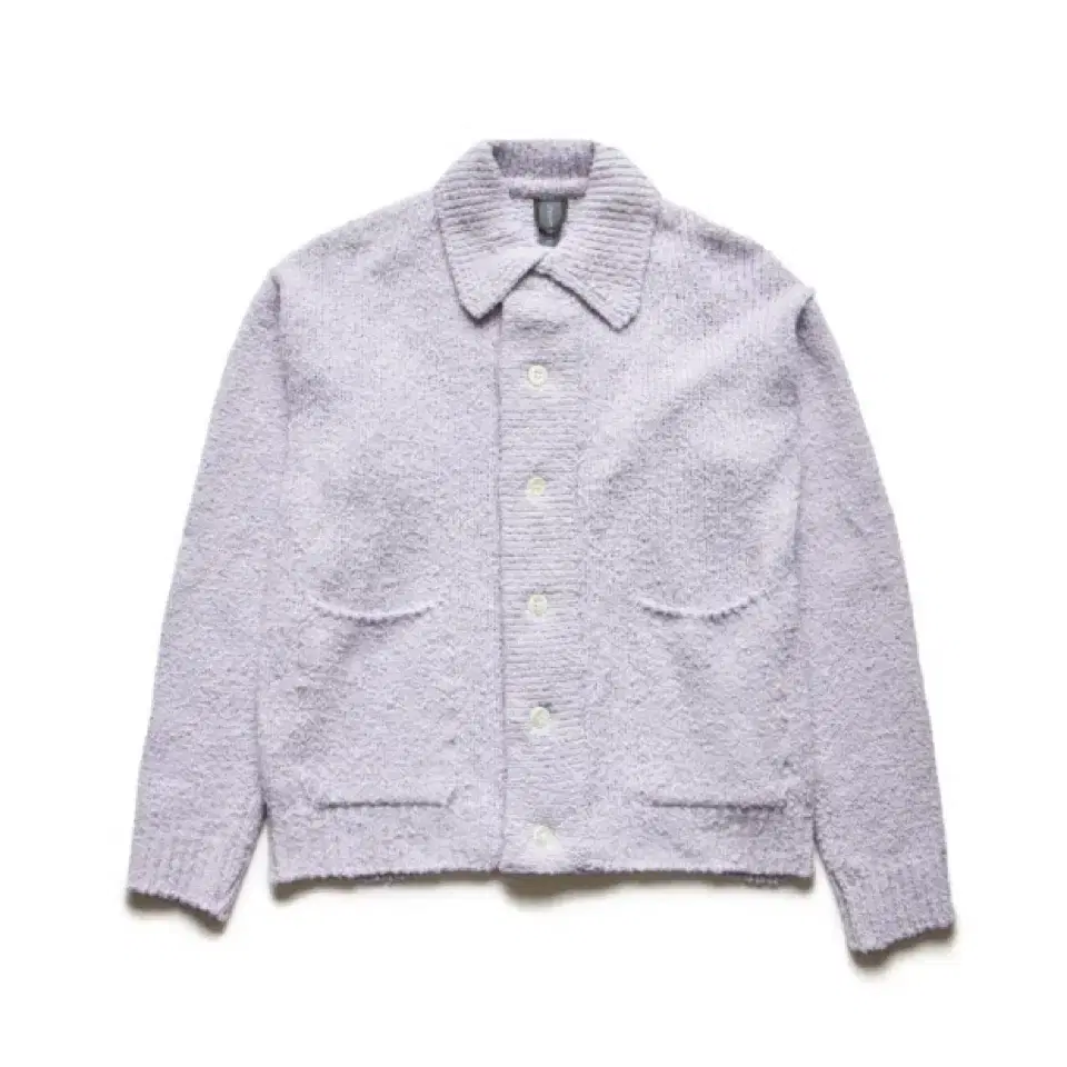 언어펙티드 BOUCLE SHIRT CARDIGAN-MISTY