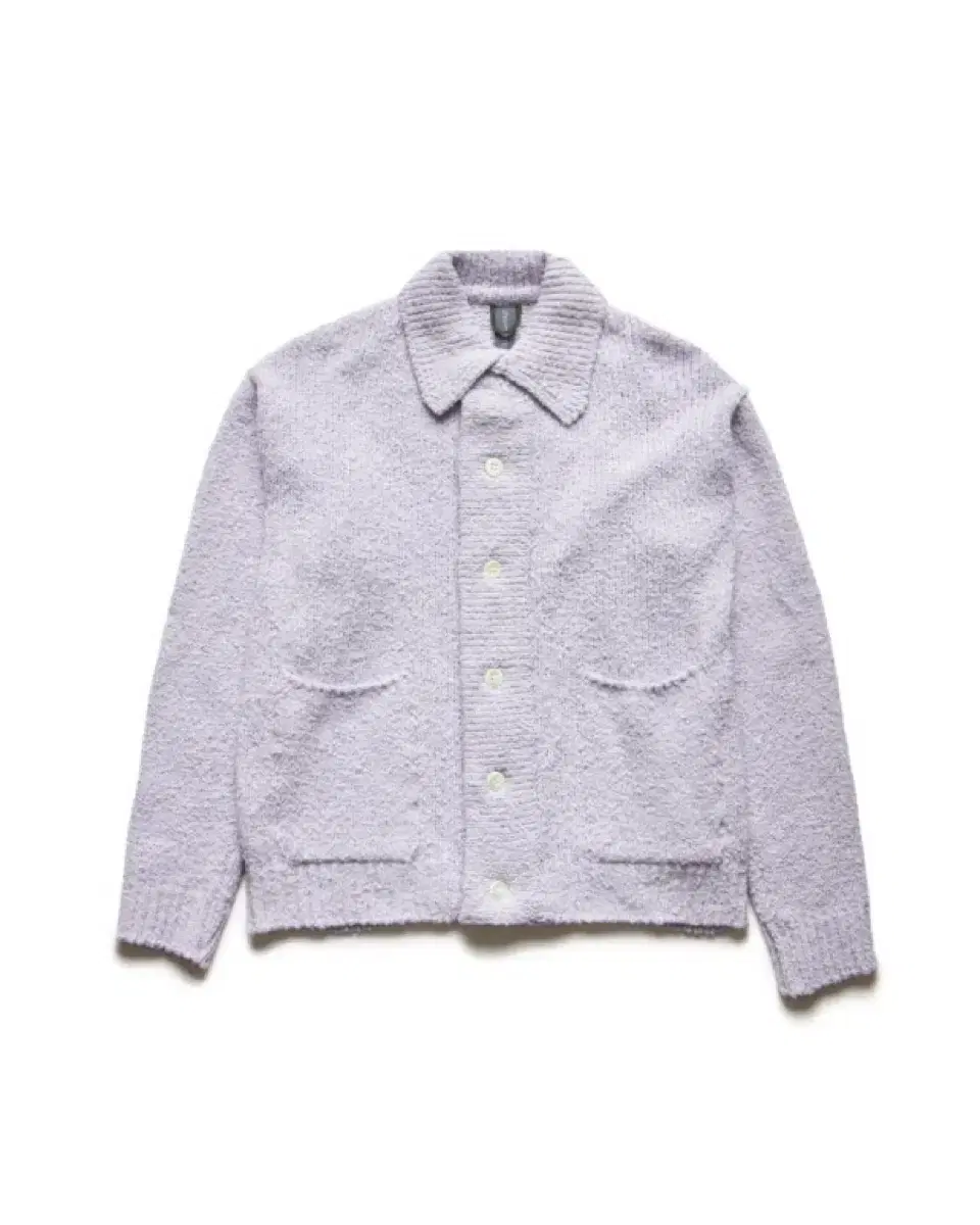 LanguageFactored BOUCLE SHIRT CARDIGAN-MISTY