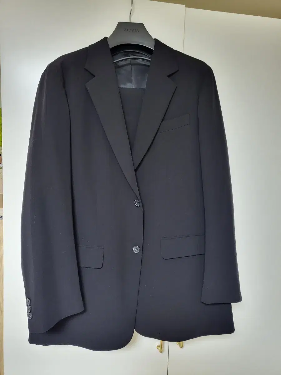 Giorgio Gia Overcoat Suit Black