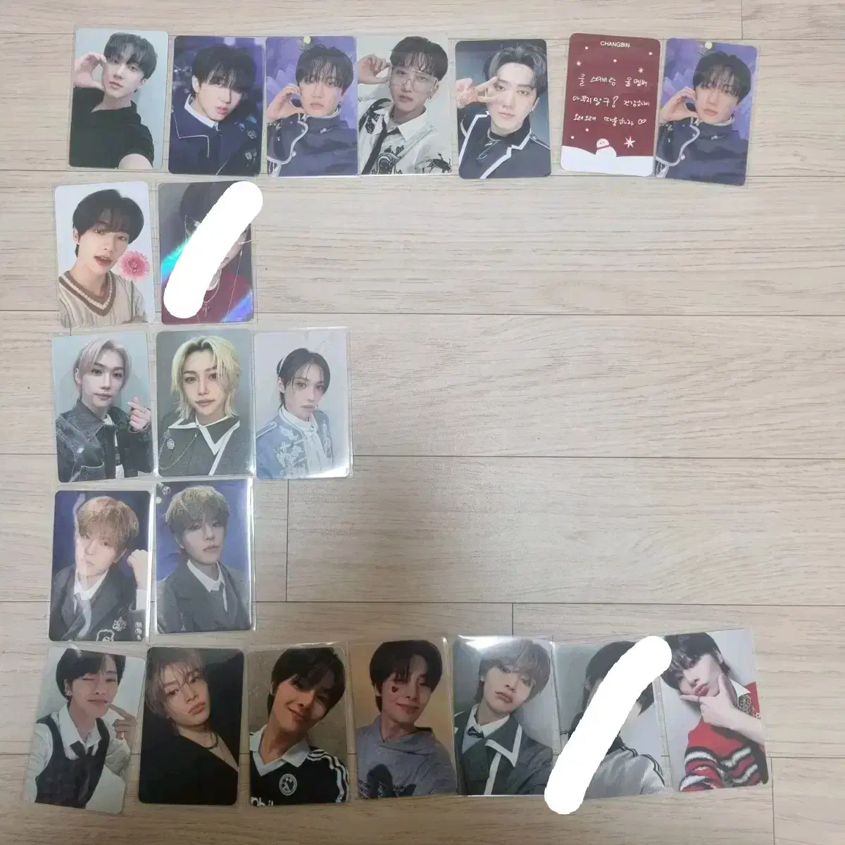 changbin hyunjin felix seungmin i.n) straykids photocard wts