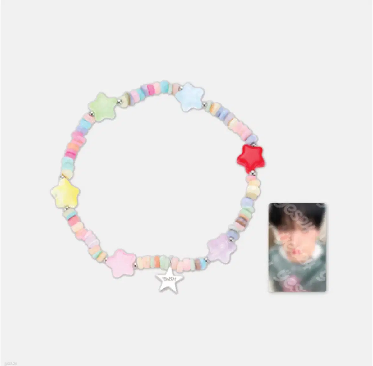 NCT Wish Steady pop up MD Uushi Beaded Bracelet photocard wts