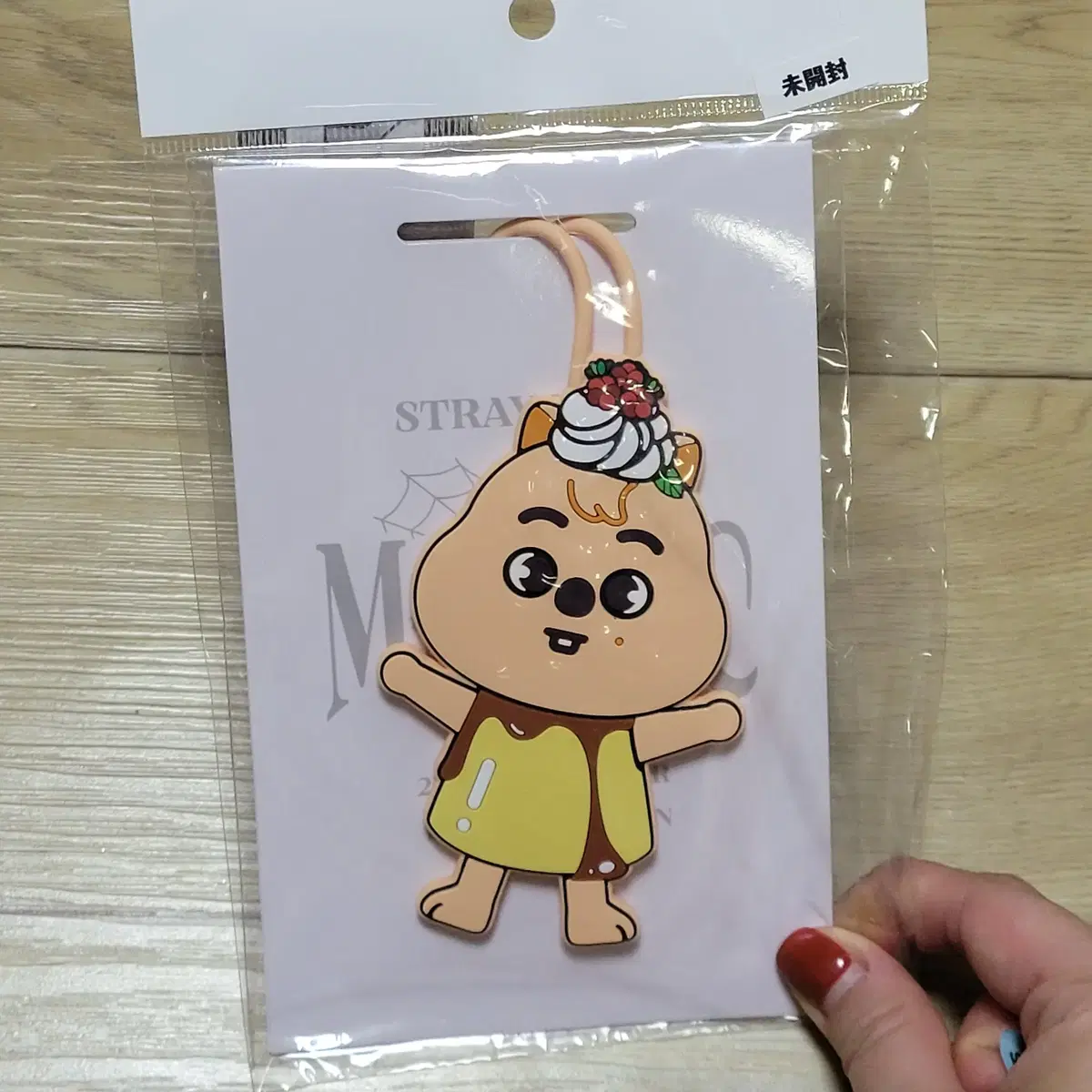 [unsealed] straykids skzoo Han Quica Japan Limited Pudding Carrier Nametag