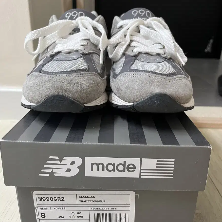 뉴발란스 990V2 M990GR2 US8 260사이즈