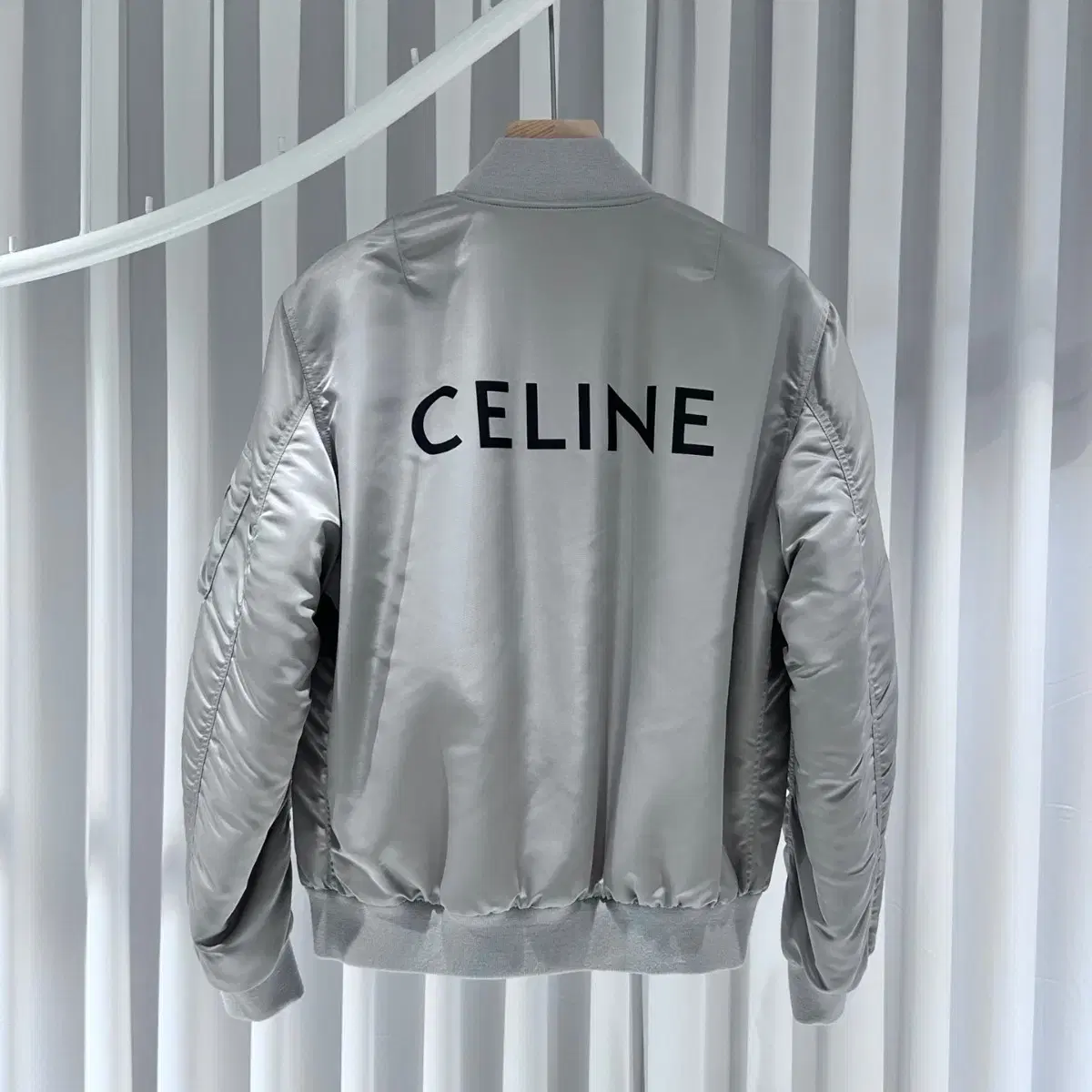 Seline Backlogo Bloomers Bomber Jacket / 46