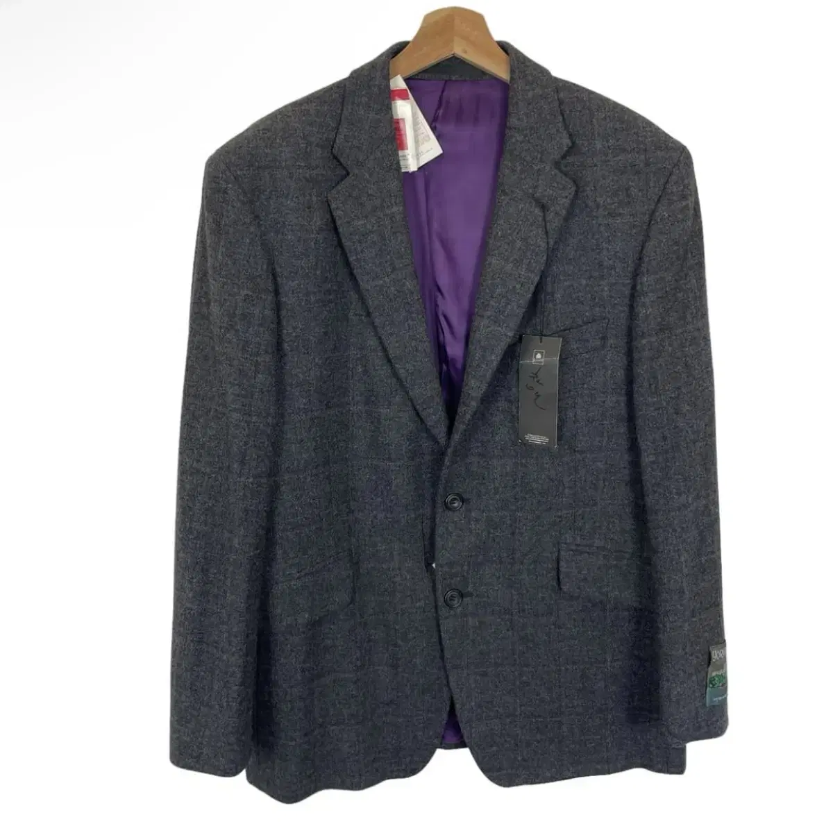 Marks & Spencer Gray Lambswool Blazer Jacket