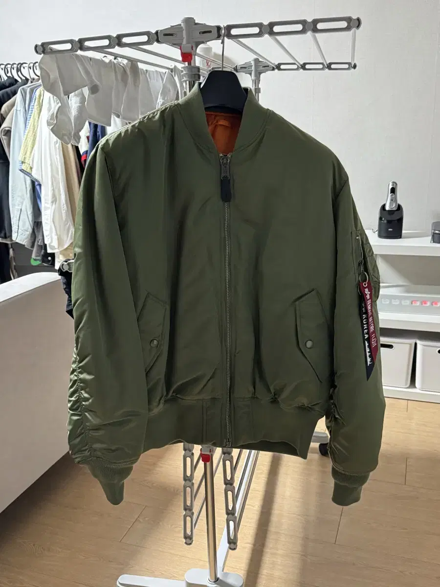 alpha industries ma-1 regular sage green xl