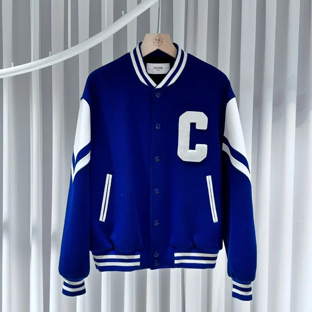 Seline overcoat jackson Teddy Varsity Jacket bloo / 46