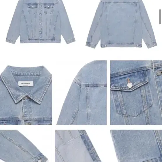 86로드 2724 Washing denim jacket (Light Bl