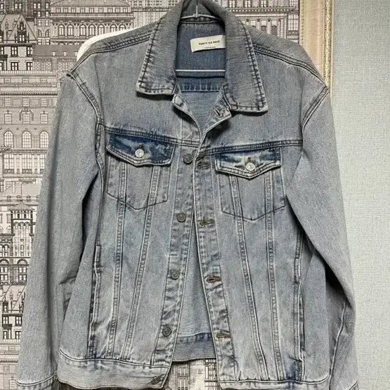 86로드 2724 Washing denim jacket (Light Bl