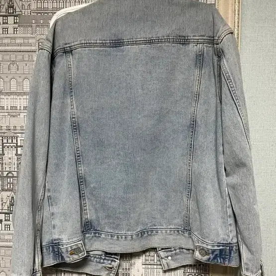 86로드 2724 Washing denim jacket (Light Bl