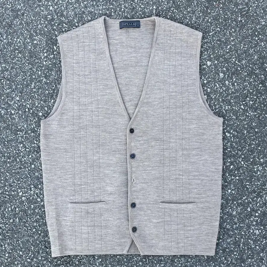 Speald beige 울100% Kint Vest