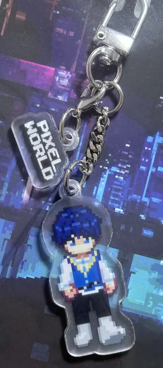 Plave yejun Pixelworld acrylic Keyring