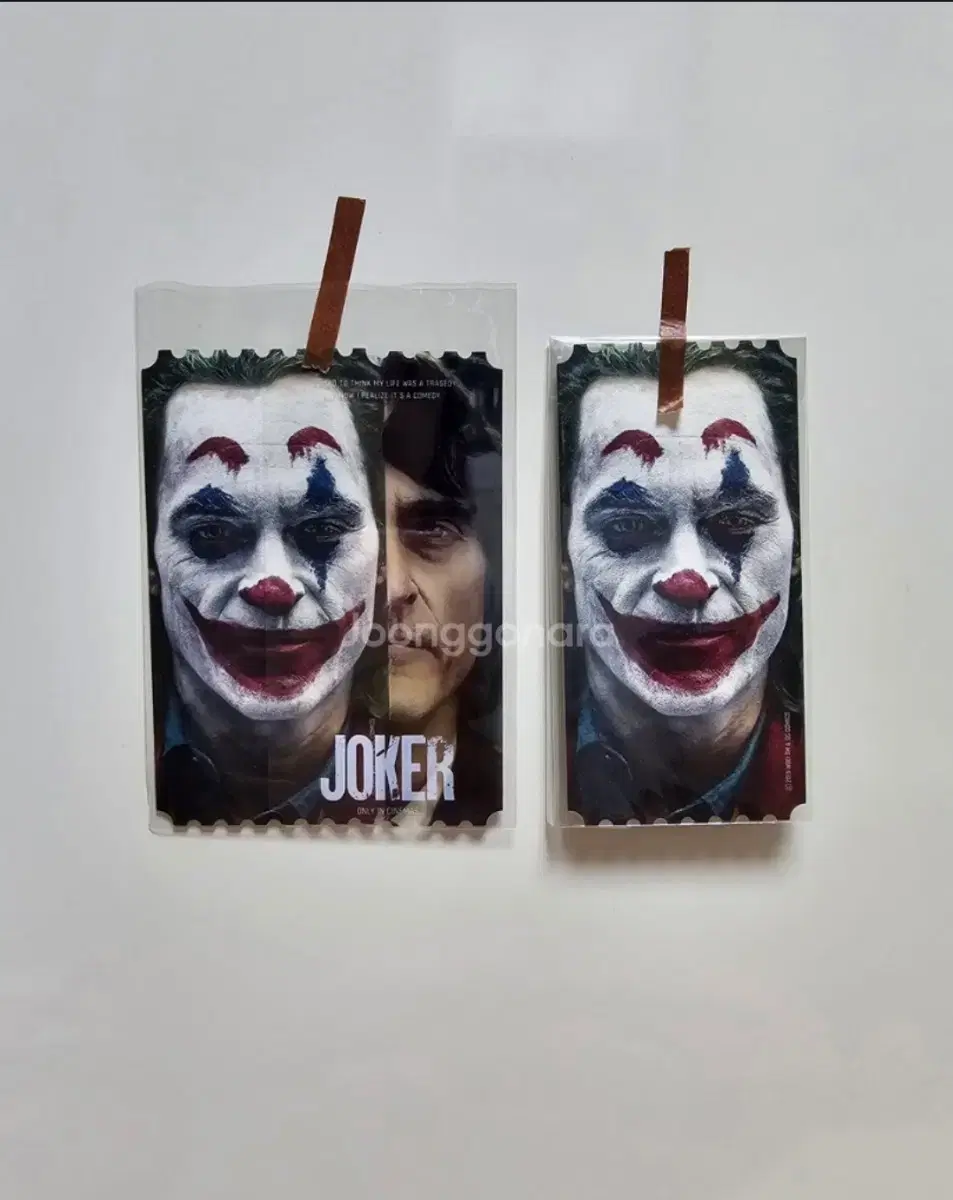 Joker Original Ticket + Lotte Cinema Poster, Megabox Poster