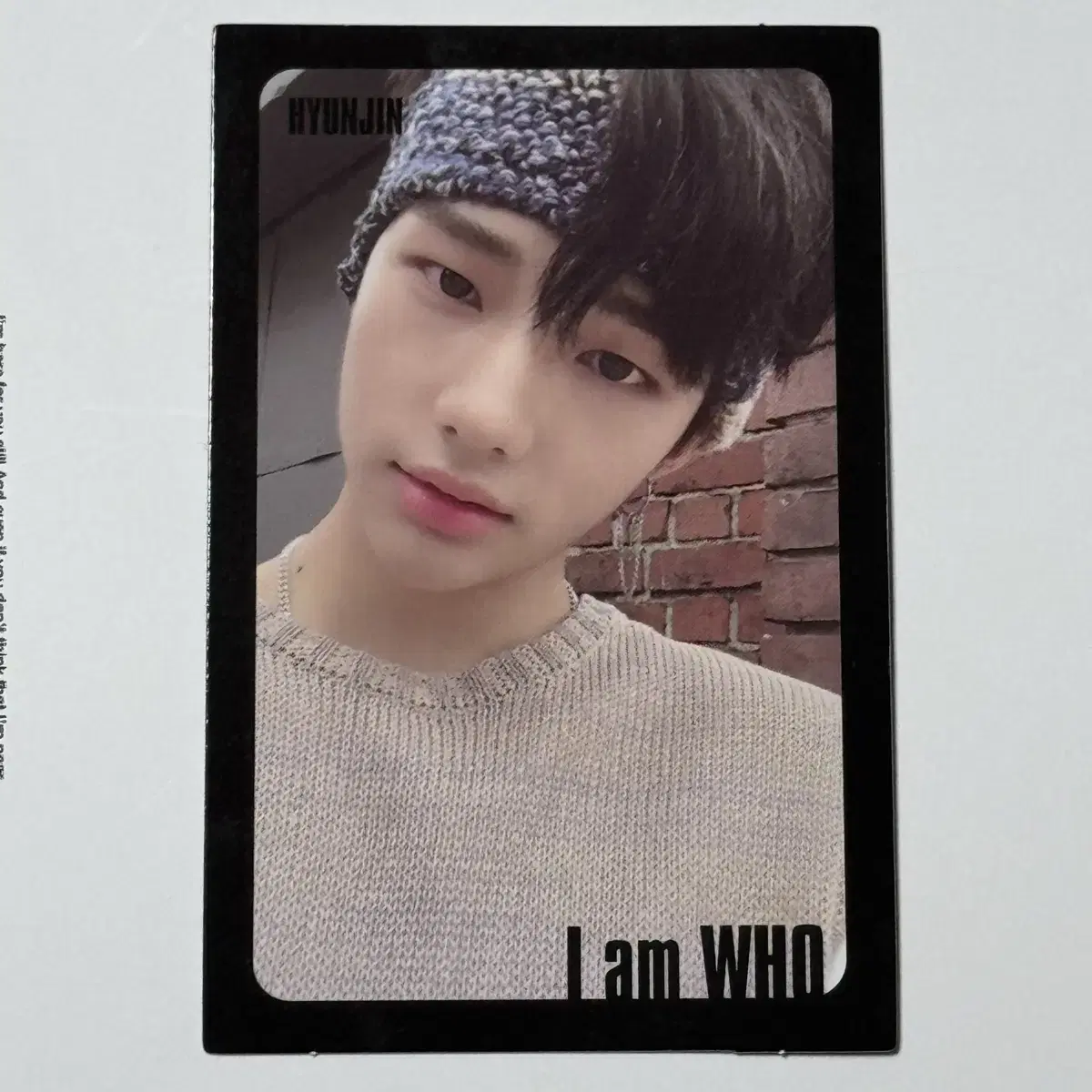 Straykids hyunjin hwang hyunjin photocard I.M. Hoo I AM WHO Photo Card