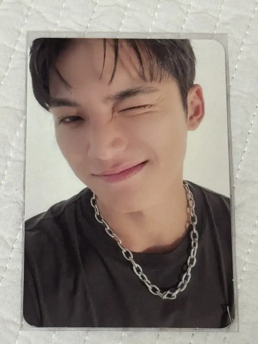 SEVENTEEN LMF broadcast Wink Photo Card - Mingyu