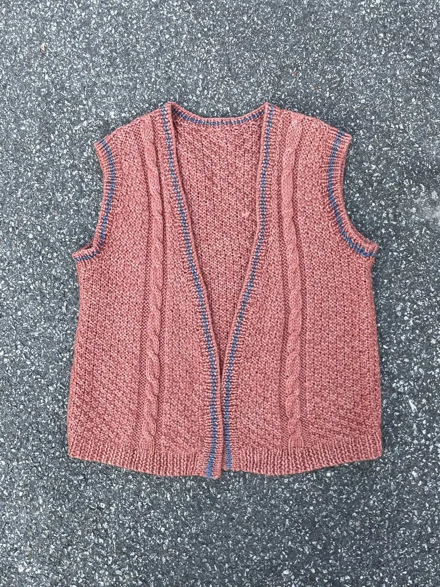 핸드메이드 Hand Made Wool Kint Vest