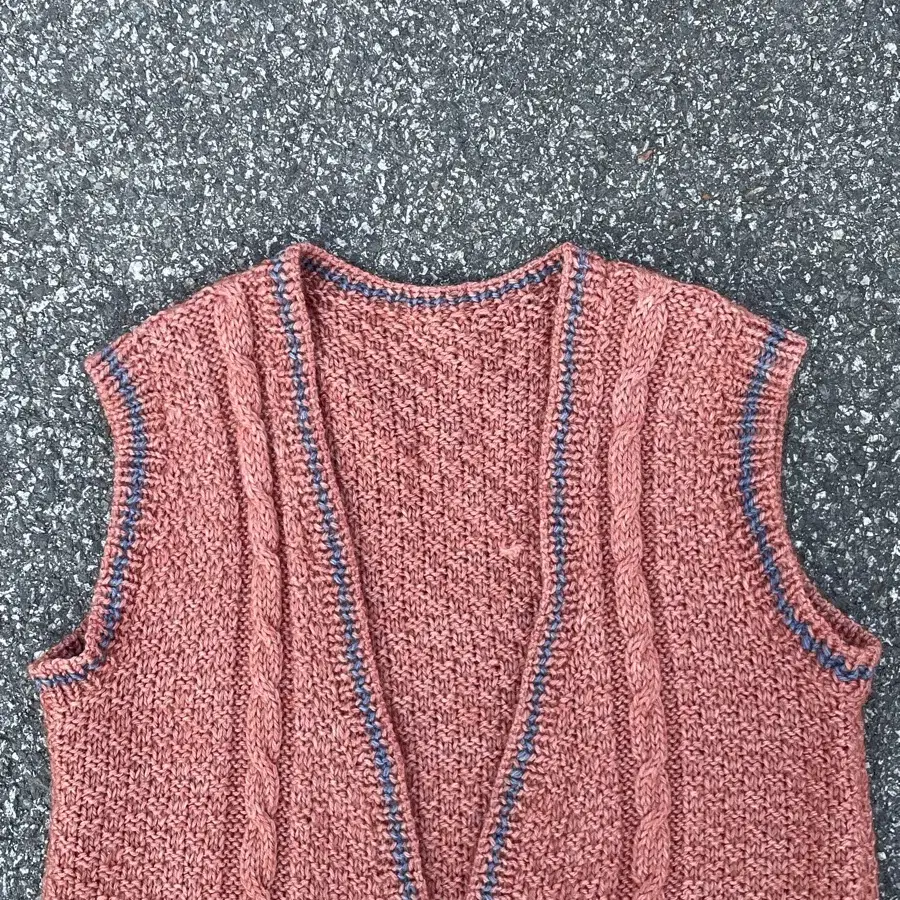 핸드메이드 Hand Made Wool Kint Vest