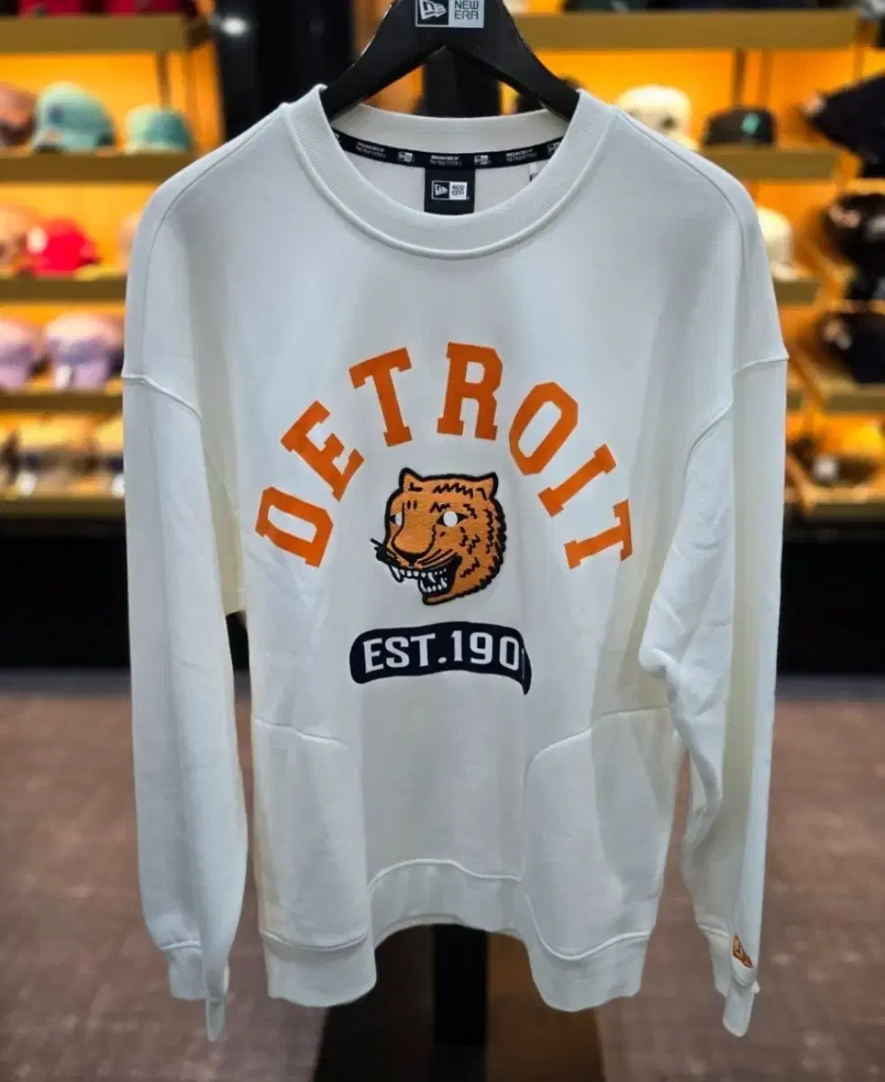 New Era Embroidered Tiger Brushed Top New