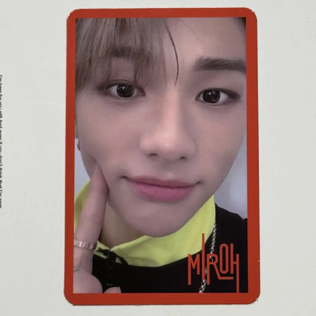 straykids hyunjin photocard miroh skz hwang hyunjin miroh skz