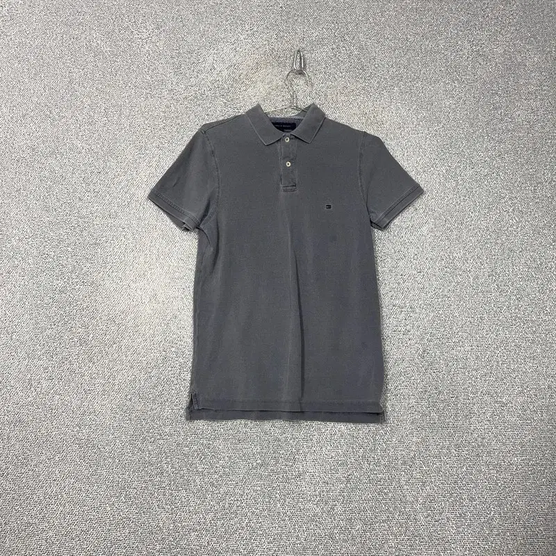 Tommy Hilfiger Slim-fit gray short-sleeved karati S