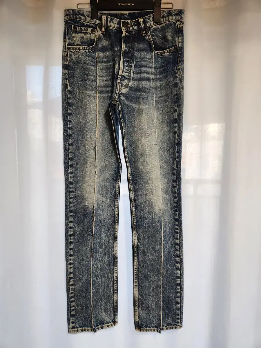 Margiela Stitch Washed Denim Pants Wooyoungmi Solid Homme Time Homme