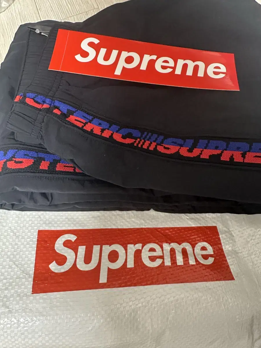 [S]Supreme X Hysterical Glamour Track Pants Black