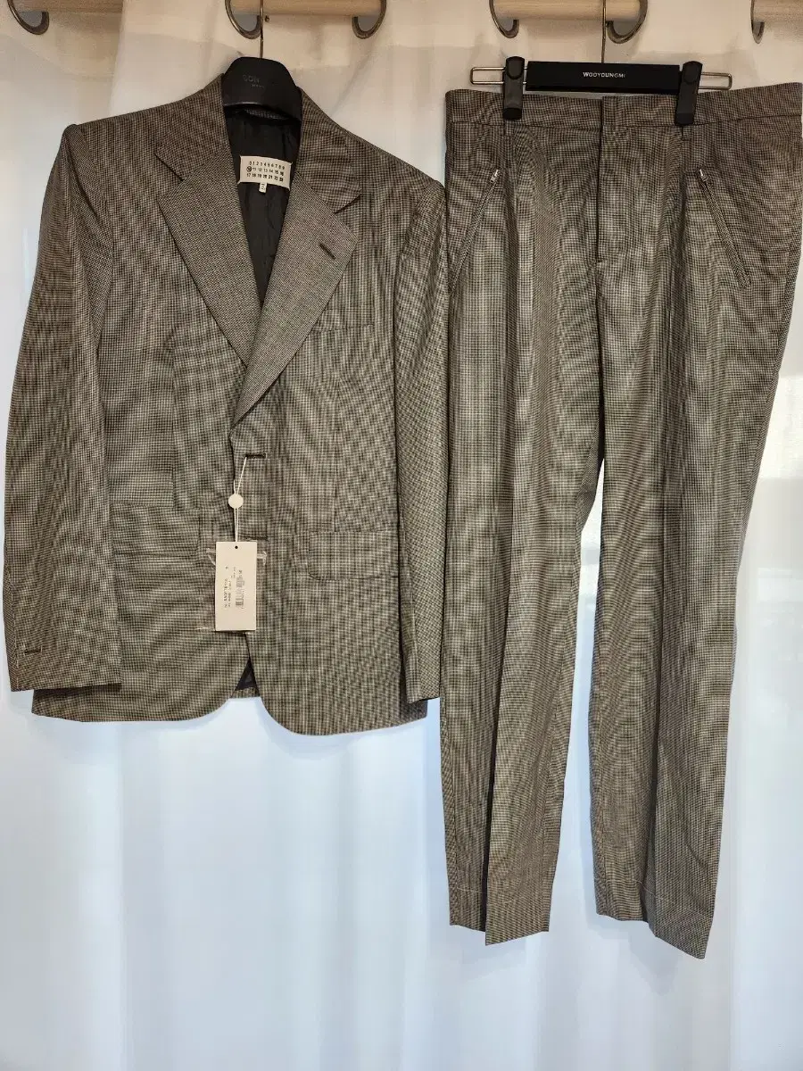 Margiela 22SS Stitched Houndstooth Setup Sell Wooyoungmi Solid Homme Time