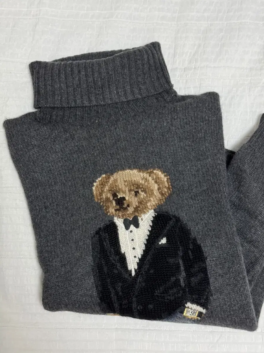 Polo Ralph Lauren Bear Knit Turtleneck S