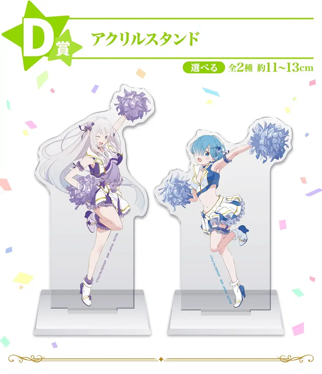 Ichibankuji Rizero: Give You the Courage to D-Remember acrylic Stand