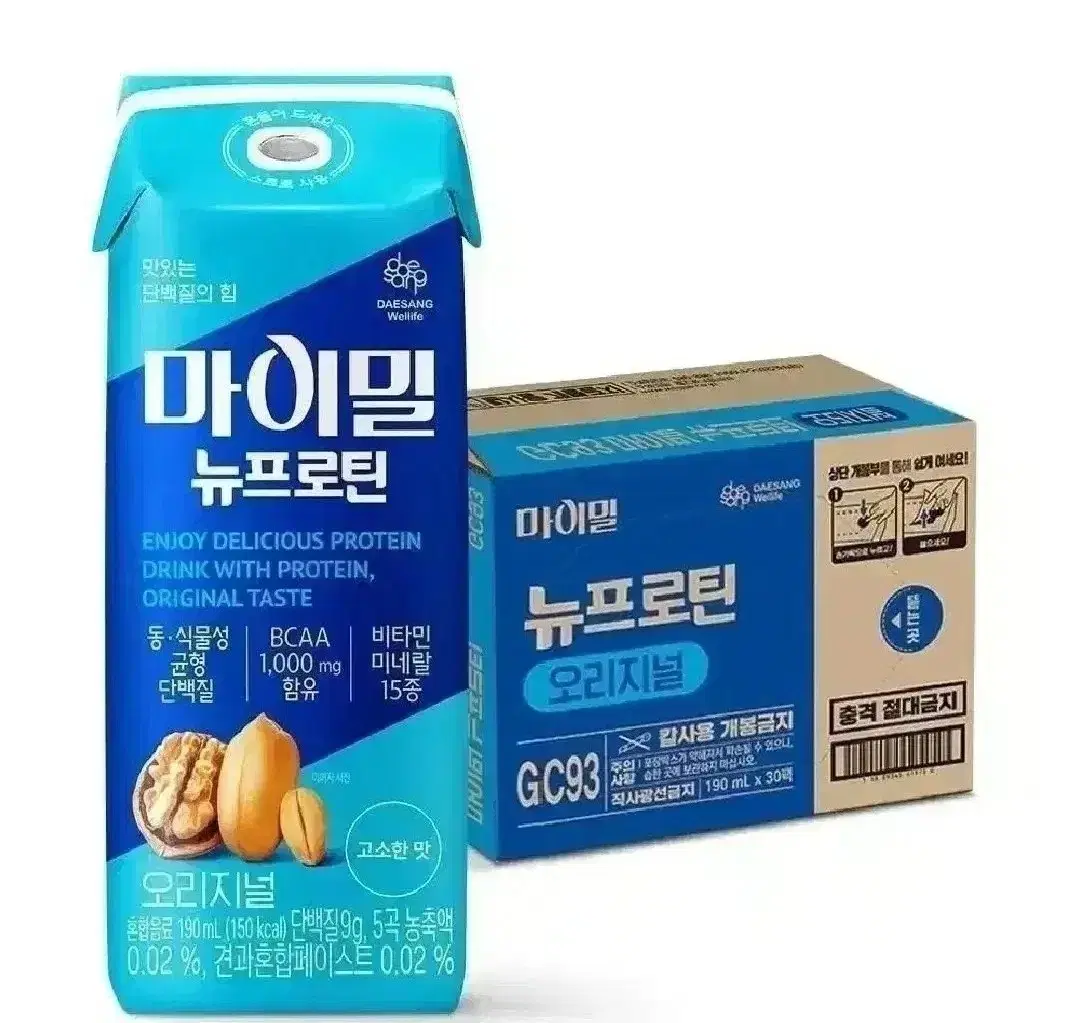 대상 마이밀 뉴프로틴 190ml 30개 단백질음료