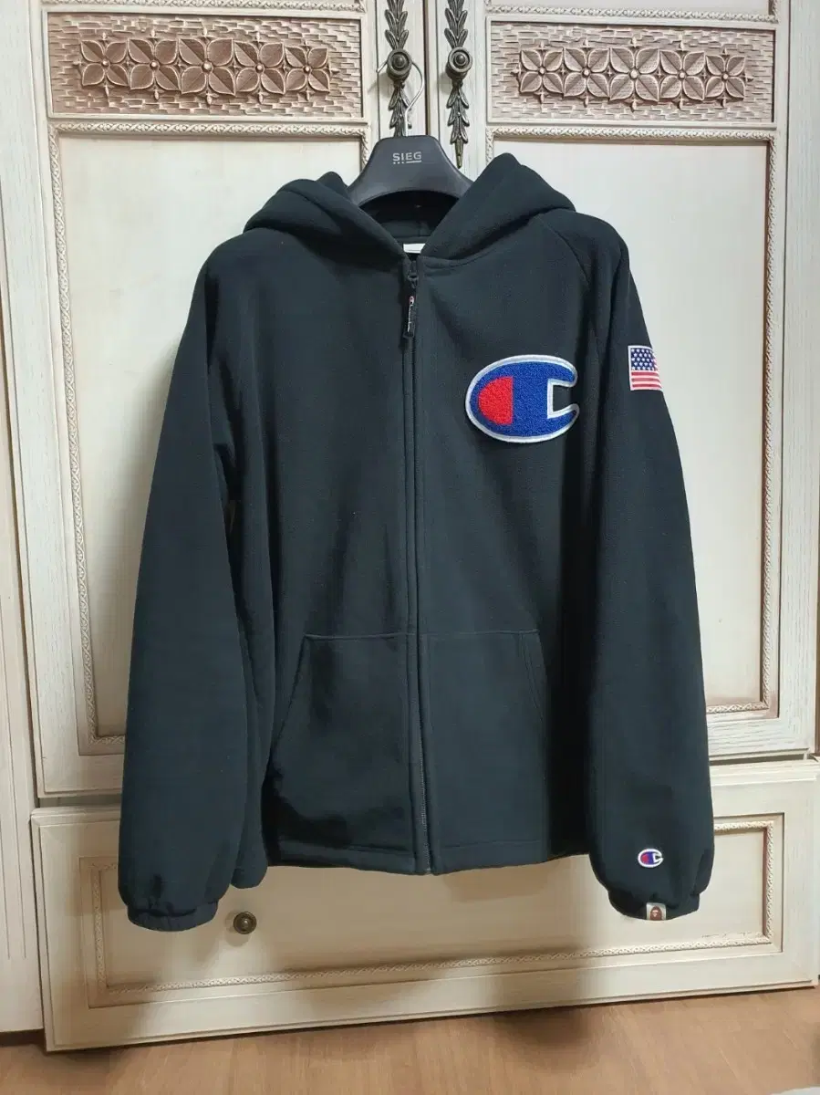 Champion Vape Japan Japan Collaboration Polartec Fleece Hooded Zip-up Jacket XL