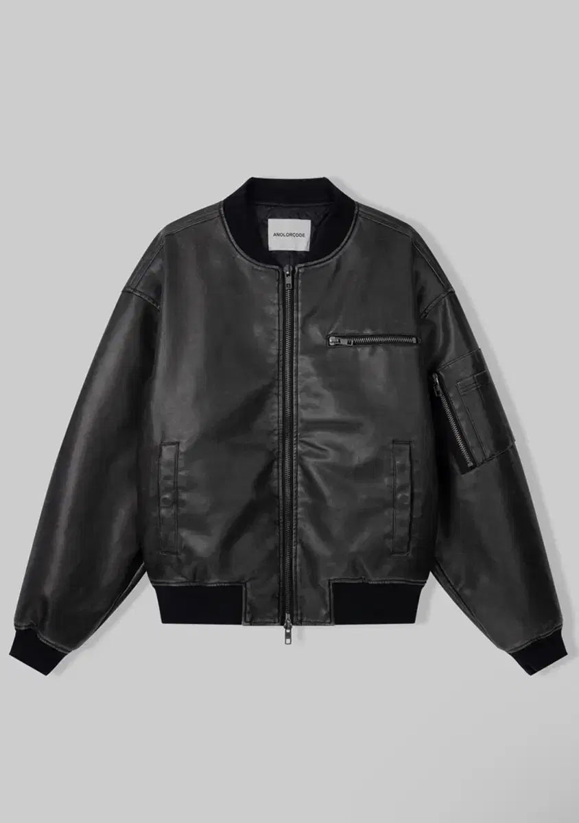 Annalecord Leather Aviation Jacket