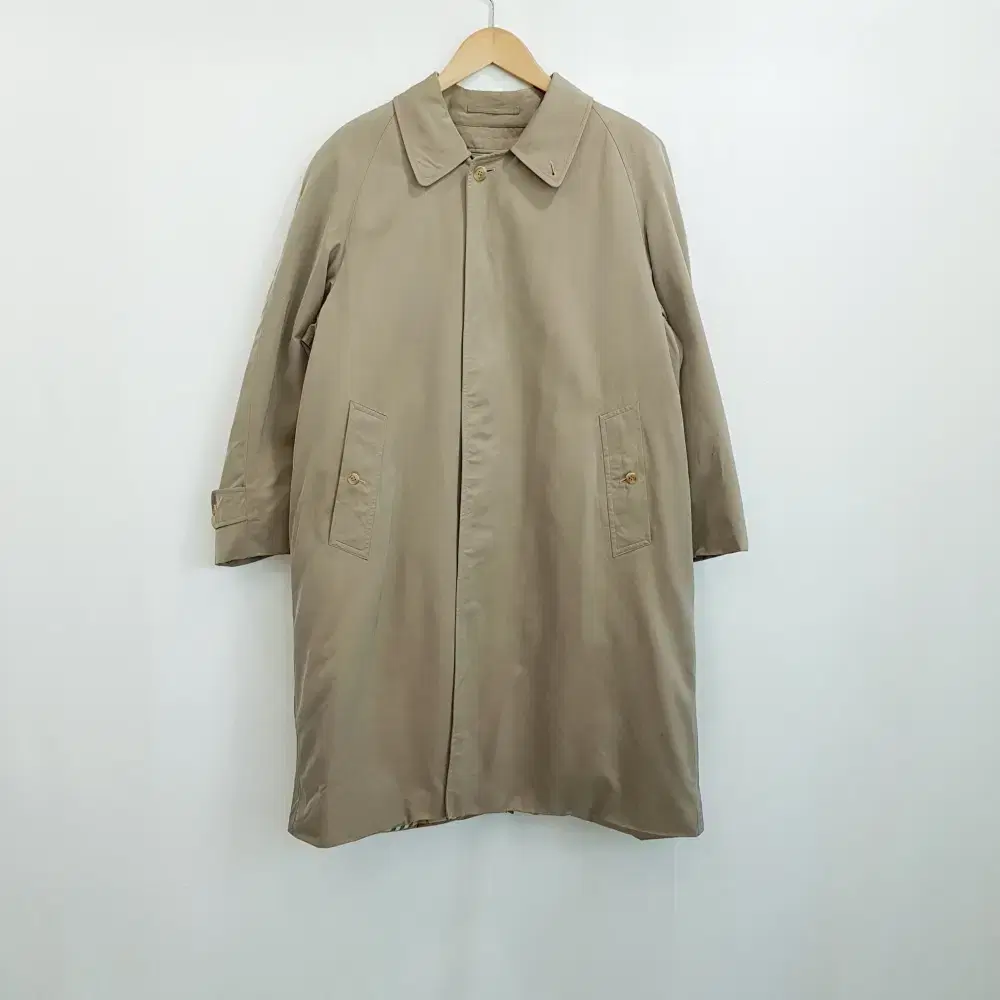 Burberry Capital Puchak Overfitted Silk Trench Long Coat MenM H59