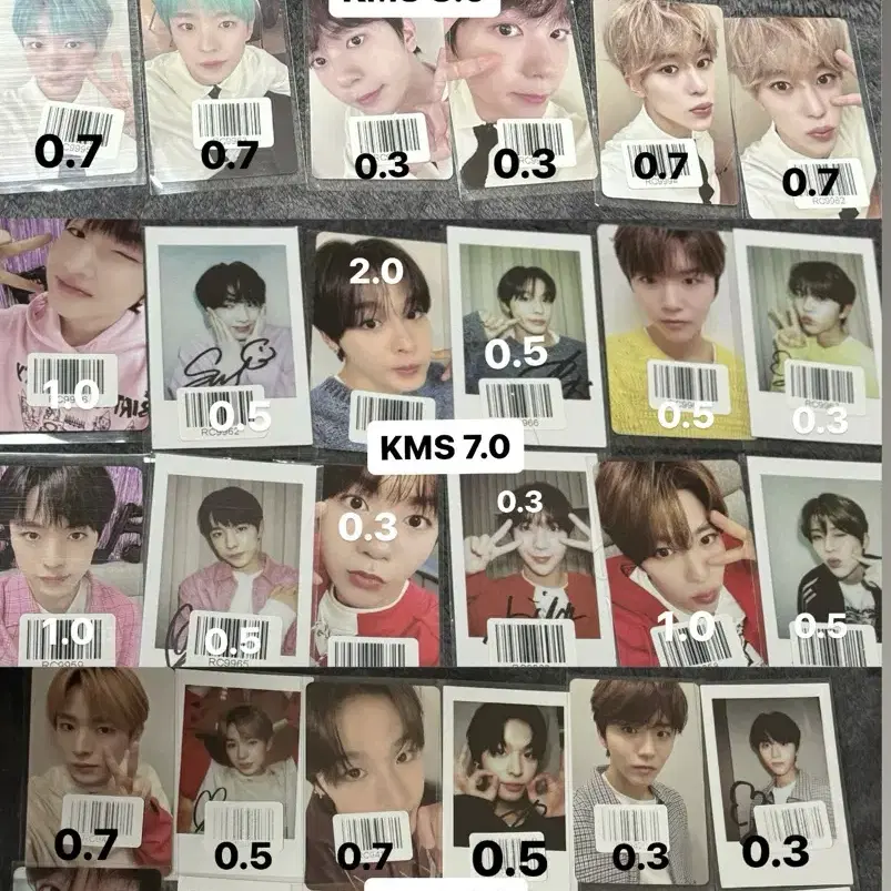 NCT WISH 엔시티위시 KMS 미공포 포카 양도 리쿠 유우시 시온