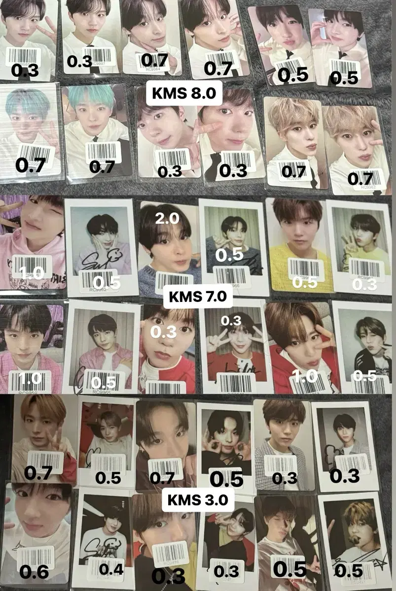 NCT WISH NCT WISH KMS unreleased photocard photocard wts riku Uushi Sion