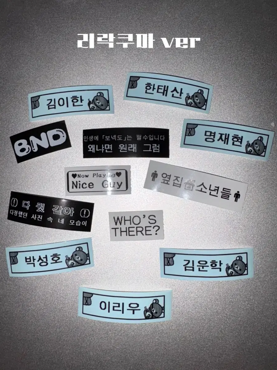 BoysNextDoor Label Sticker