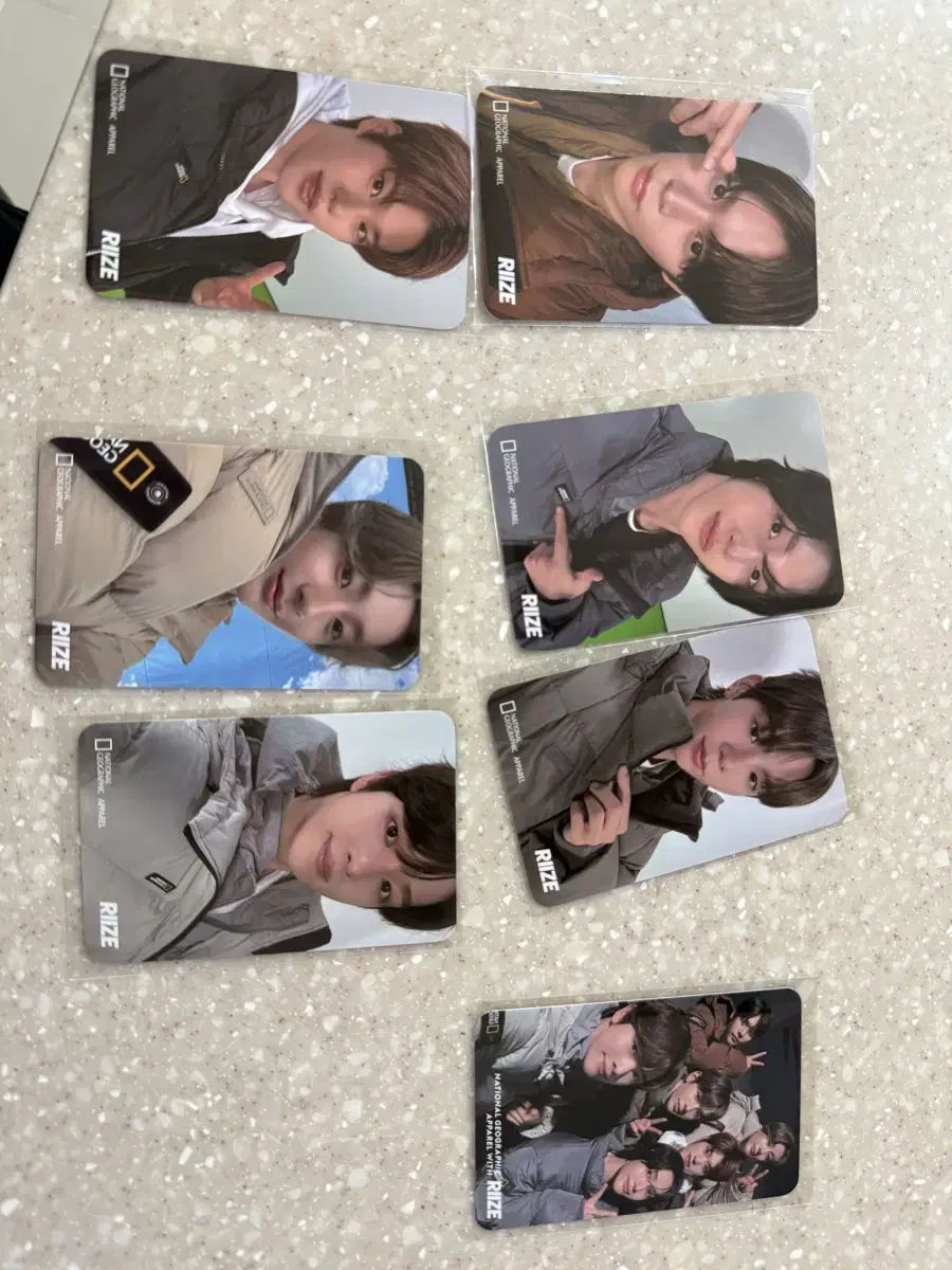 National riize photo card (got it today, let's do it X) cute prop bonus ><