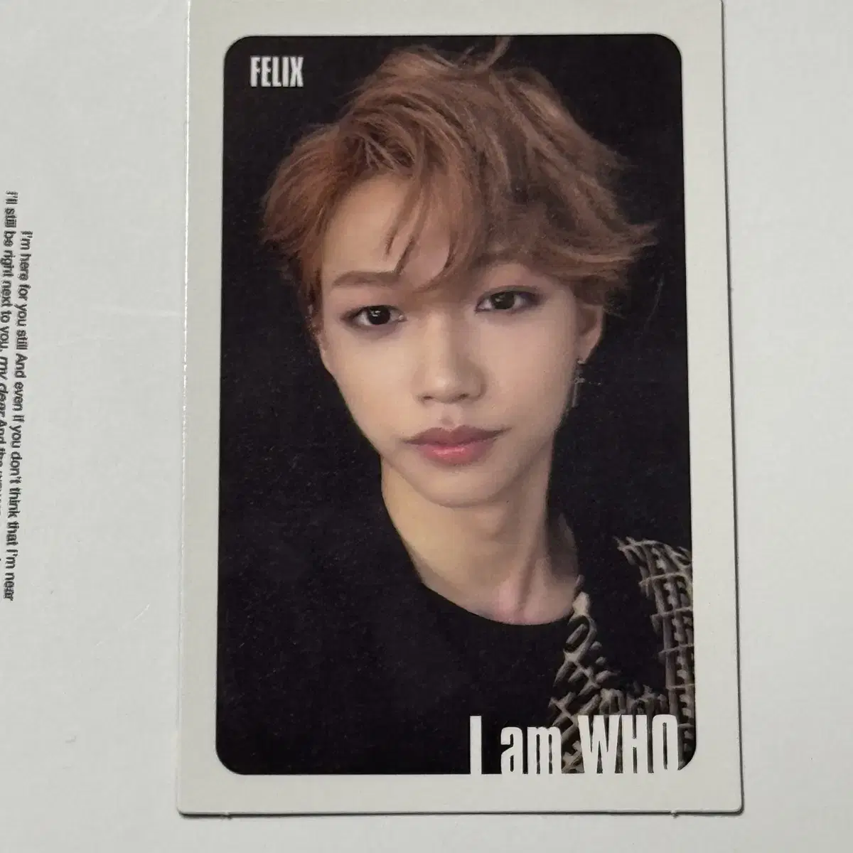 스트레이키즈 필릭스 포카 아이엠후 who felix skz 스키즈