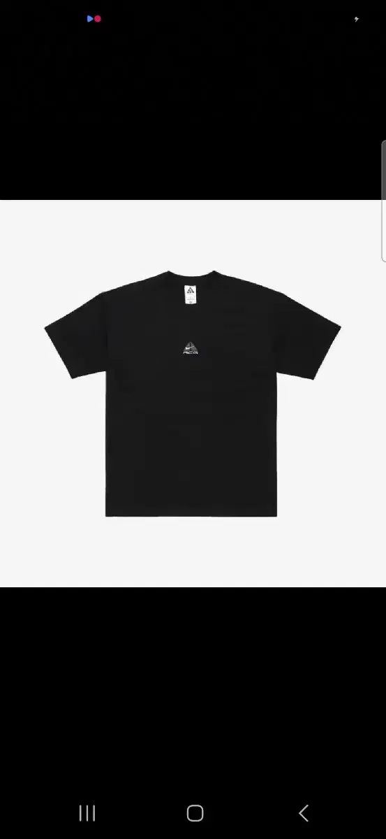 [New] Nike ACG Short Sleeve T-Shirt Black DQ1816-011 3xl