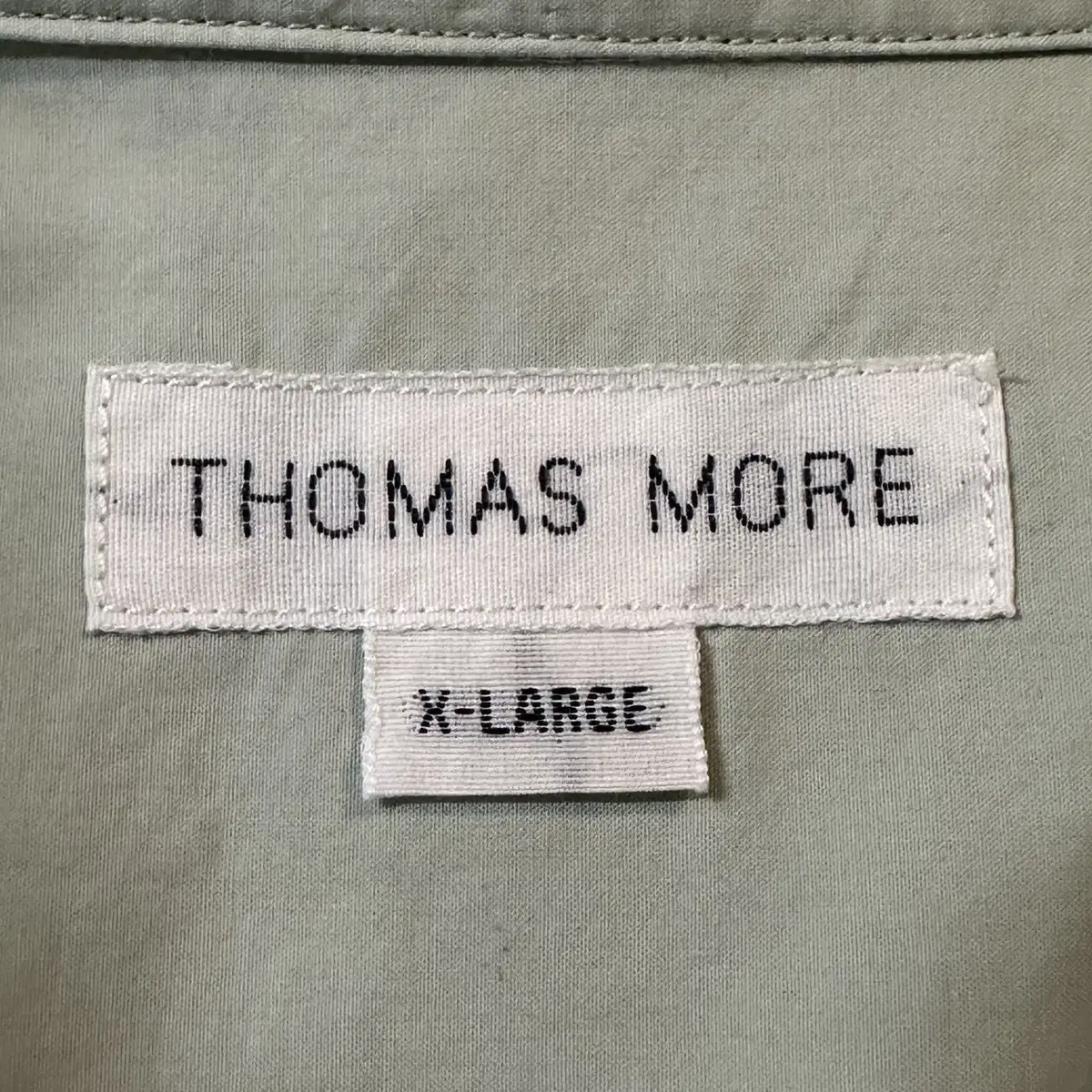 [XL] 토마스모어 THOMAS MORE 페이퍼 셔츠 민트 그레이