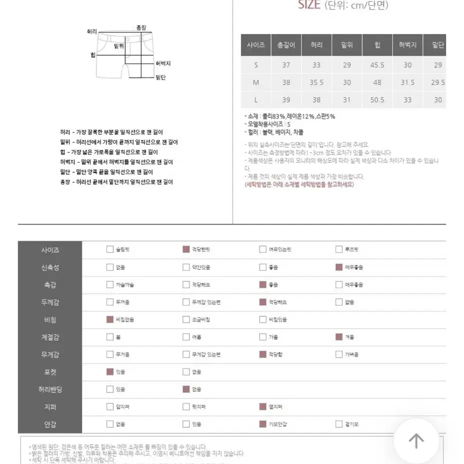 베니토 윈터 라이프 클래식 하프 팬츠 에이블리 지그재그