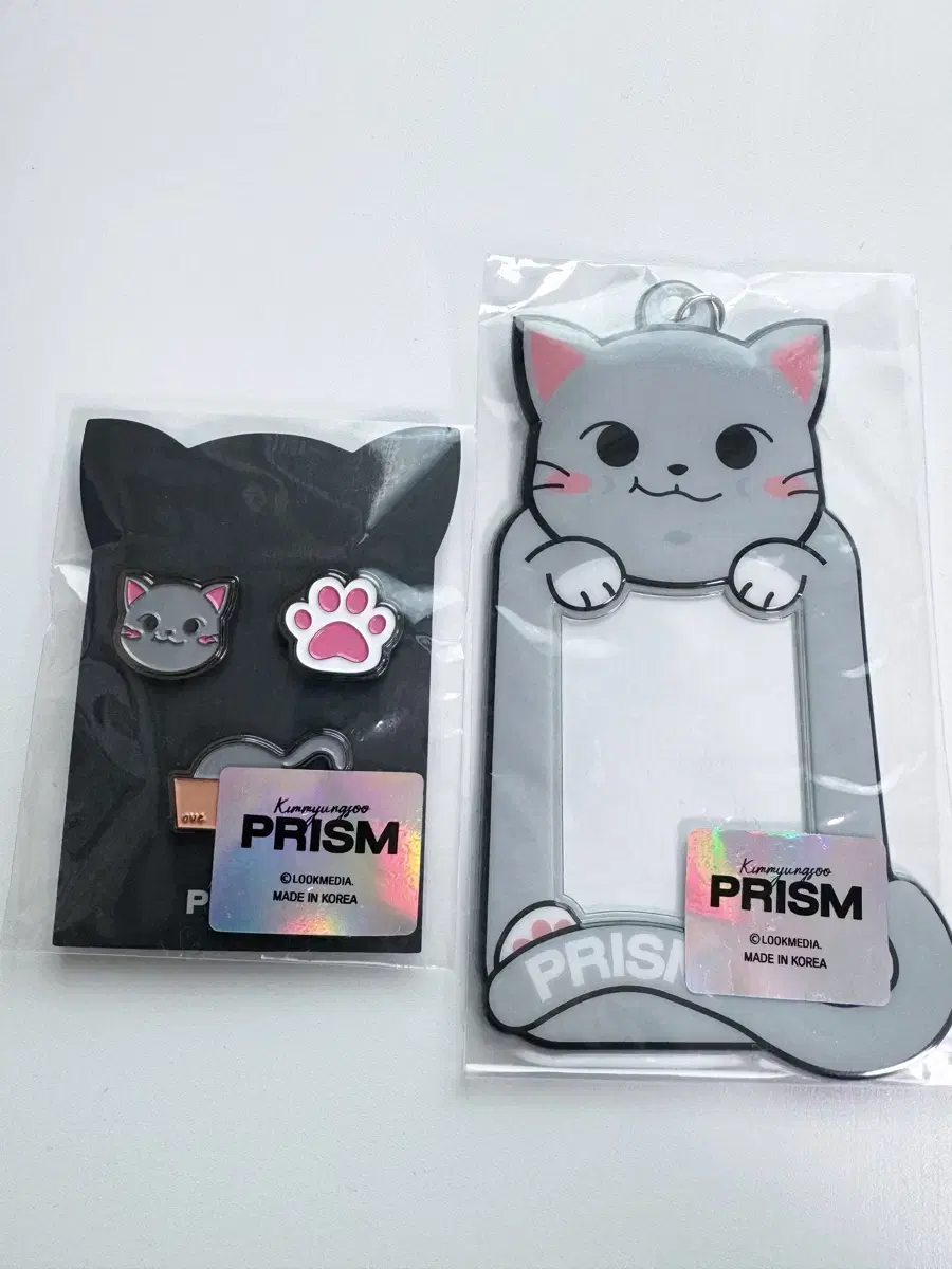 Kim Myungsoo Kim Prism Goods md Cat Badge infinite l photocard holder TC