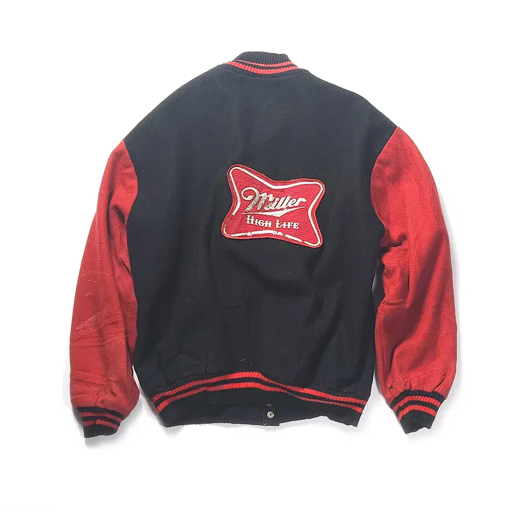 90s Vintage British-made Miller wool varsity jacket